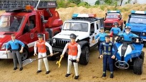 Команды полицейских и пожарных машин объединяют усилия, чтобы сразиться с озорными волшебными руками