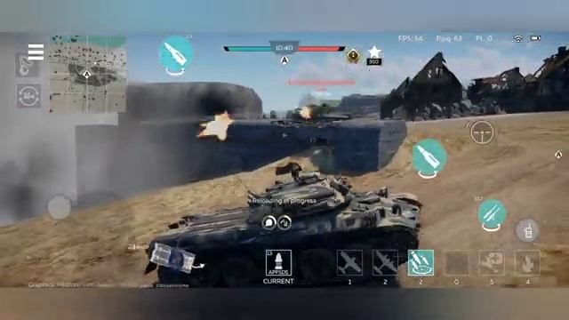 War Thunder Mobile ｜ Type 74 (G) platoon gameplay