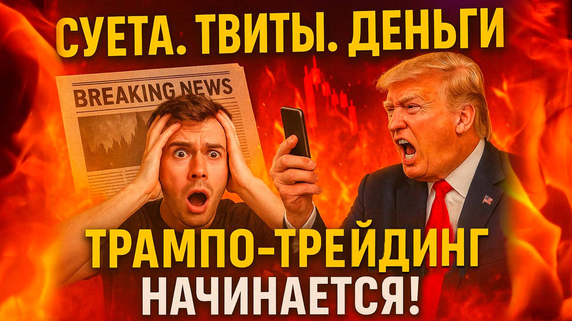 Как выжить в ХАОСЕ рынков? Трампо-Трейдинг в действии!