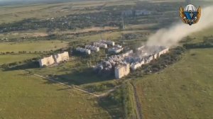 Авиаудар ФАБ 1500 по позиции ВСУ н.п Степногорск.