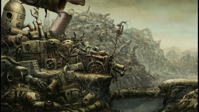 Часть 1 Прохождение игры Machinarium от Kibertok Робота выкидывают из Робогорода в мусоровозе