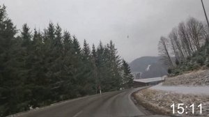 Видео для велотренажёра - Video With Music Virtual Bike Ride Winter Forest Austria (1)