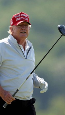 Как Трамп играет в гольф? Мастерство в одном ударе