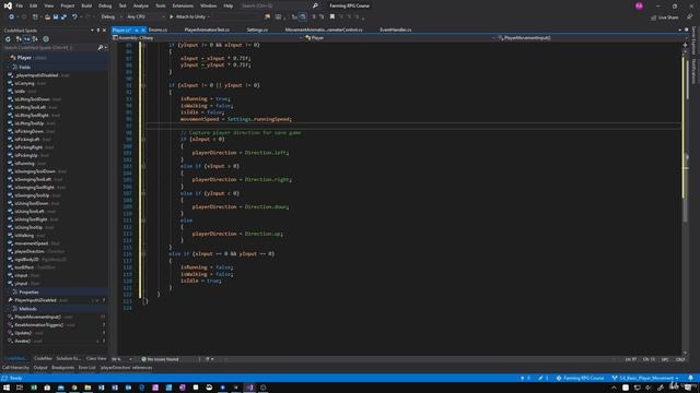 12 - Basic Player Movement - Unity 2D Game Developer Course Farming Rpg