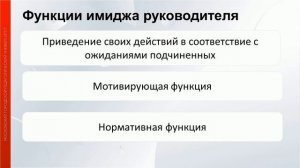 Имидж образовательной организации: руководитель и специалисты