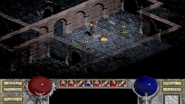 Diablo 1 #1- Легенды Седых Времен: Исследование Катакомб