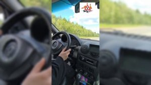 Первый день за рулём!