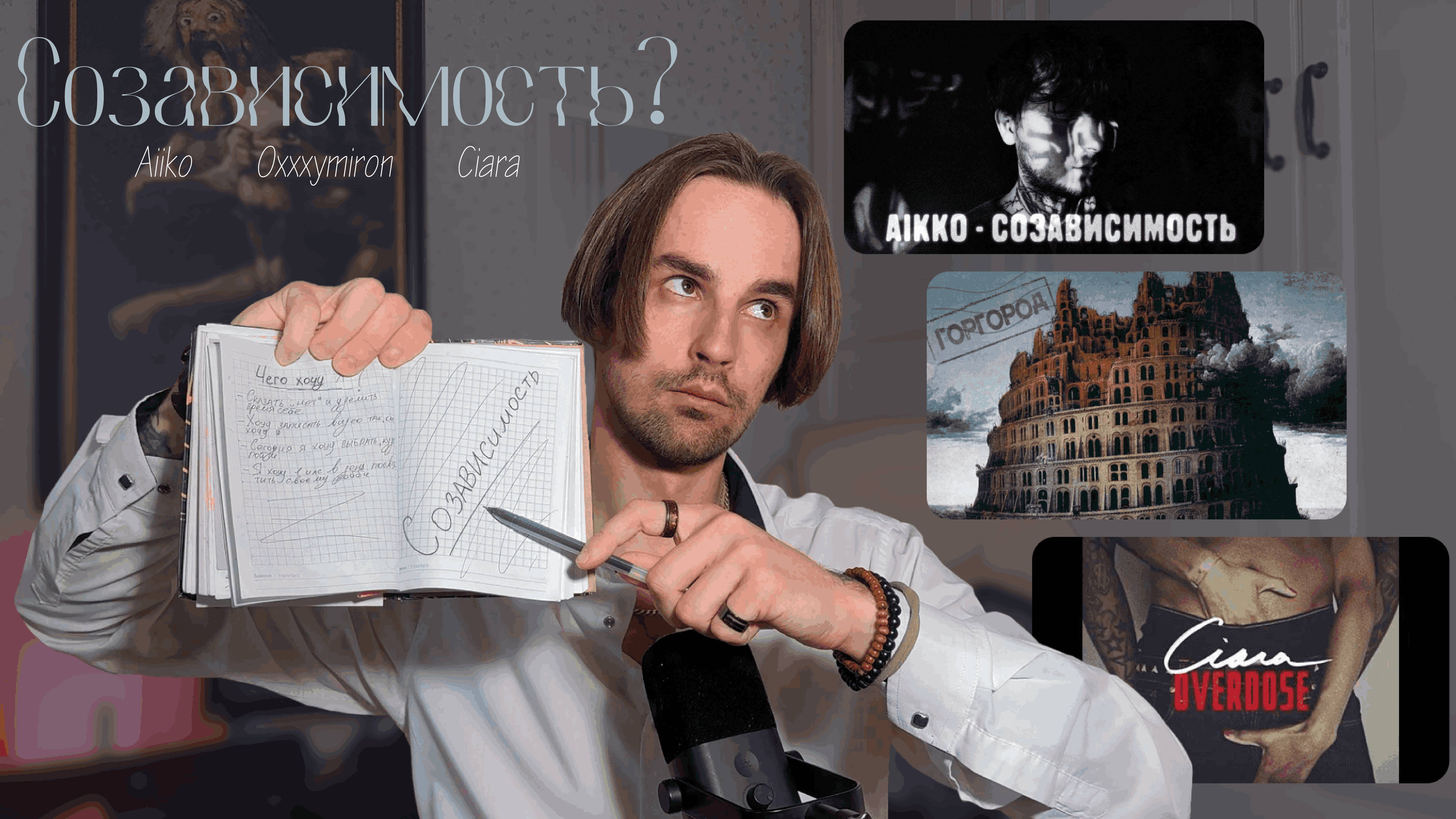 Теряешь себя в любви? Созависимость в песнях aiiko, Oxxxymiron и Ciarau