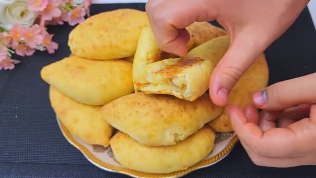Пирожки на ТВОРОГЕ с КАРТОШКОЙ❗🔥 Очень простой рецерт❗🔥