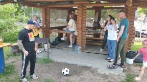 Песни под гитару. Природа, Беседка. Праздник Выпускной. #тимартдан