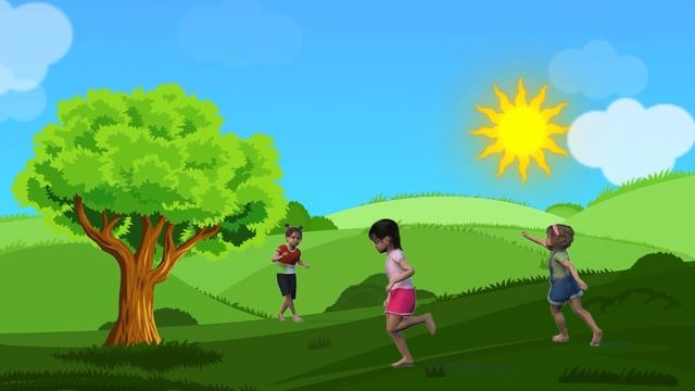 Весёлые друзья. Детская песенка
