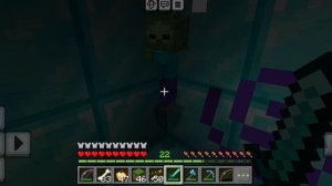 Битва против скелетов в Майнкрафте