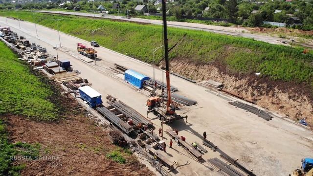 Скоро заливка второй очереди тоннеля / автомагистр. Центральная / tunnel construction /Самара/Russia