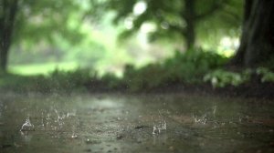 Дождь в замедленной съёмке