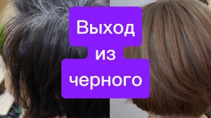 Выход из черного. Без кислотной смывки. 🤔А так можно?? А почему нет!!💪