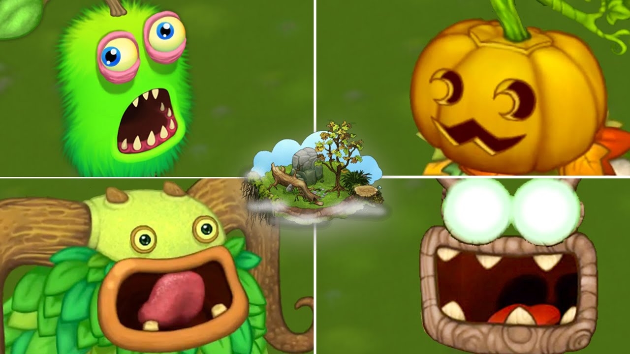 Остров Растений - Все Монстры, Песни и Анимации (My Singing Monsters, Мои Поющие Монстры)