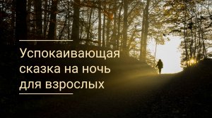 Путеводный свет. Успокаивающая сказка на ночь для взрослых. Истории перед сном. Аудиосказки