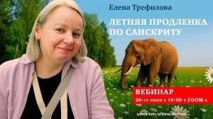 Вводный вебинар по летнему интенсиву «Продленка с Еленой Трефиловой»