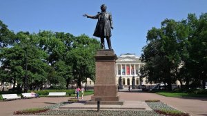 В Ленинграде на площади Искусств открыт памятник А.С. Пушкину