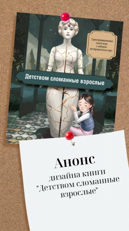 Обложка к книге «Детством сломанные взрослые» #мак #метафорическиекарты #книга #книги