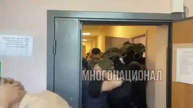 Рейд ОМОНа в московском районе Строгино