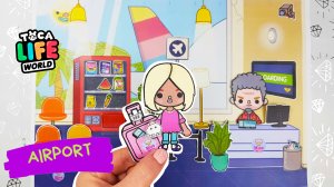 История в Аэропорту Тока Бока / бумажная тока бока /  Бумажные Схемы Тока Бока