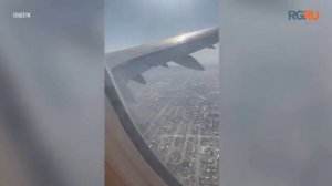 Двигатель самолета загорелся во время взлета в Лас-Вегасе