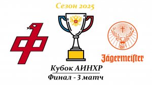 Феникс - Егермейстер 4:7 (Кубок АИНХР 2025 - Финал - 3 матч)