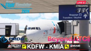 ✈️ ДАЛЛАС - МАЙАМИ | MSFS2024 | PMDG BOEING 777-200ER | BeyondATC | GSXpro