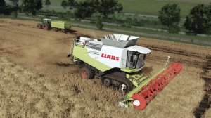 Farming Simulator 25 / Уборка пшеницы Claas Lexion 600, FENDT 615LSA, FENDT 930 TMS