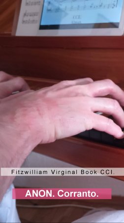ANON. Corranto. FVB CCI. | Аноним: Корранто, Фицуильям Вирджинал Книга