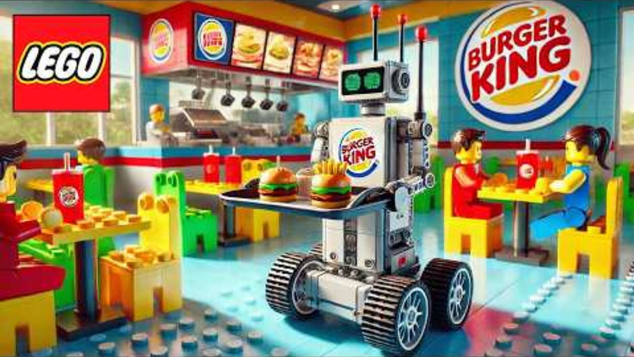 В ресторане Burger King подают блюда от LEGO Robot, Конструктор лего,  сборка лего, лего инструкции