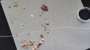 Браслет с шатонами и двудырчатыми бусинами ❤️