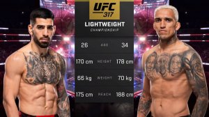 Илия Топурия против Чарльза Оливейры Полный бой - UFC 317