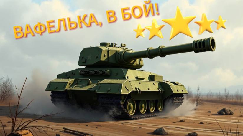 Вперёд, к победе! Битва на танке "Вафелька" с Максимусом. Мир Танков