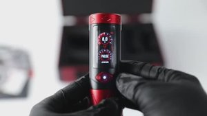 Беспроводная тату машинка AVA GT Pen GTR Adjustable Stroke 2.5-5.0 - распаковка