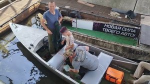 Выход на лодке. Поймал долгожданную щуку.Утренний улов. Показываю улов. Рыбалка. День четвертый.