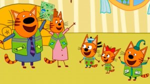 ТРИ КОТА - пазл - Развивающий мультик для детей