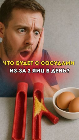 Что будет с вашими сосудами из-за 2 яиц в день