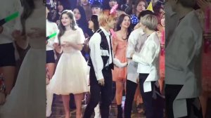 Taehyung and Jimin dance