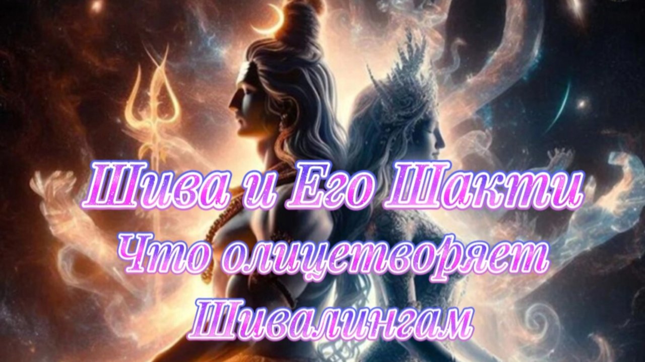 ШИВА И Его Шакти.Что олицетворяет Шивалингам?