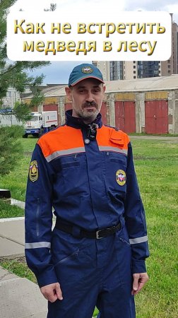 Как избежать встречи с медведем в лесу #БезопасностьЭлементарно