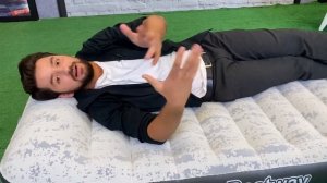 Обзор надувного матраса Bestway Tritech Airbed Queen Fashion Flock со встроенным насосом