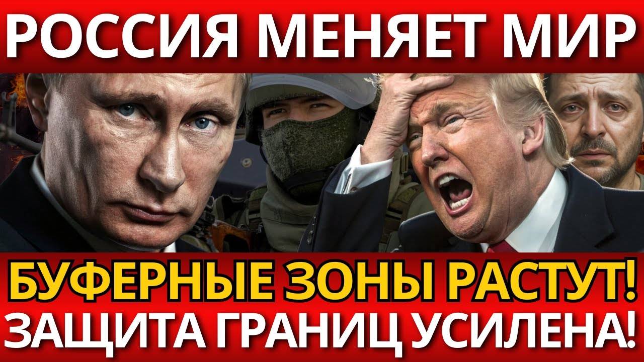 ПАНИКА! Заявление Путина – буферные зоны расширятся, вот что ждёт