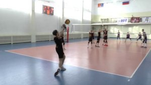 Детский волейбол. Эпизод игры. Иваново vs Санкт-Петербург