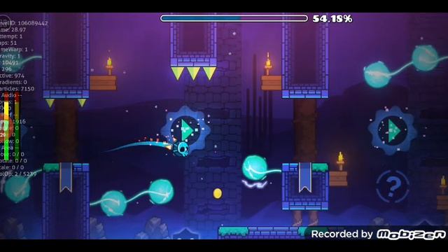 прохожу игру геометри дэш уровень самая новая называется PIXEL WHAT