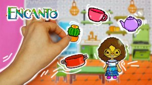 Туториал Кухня тока Бока Энканто / Бумажный домик Тока Бока СХЕМЫ