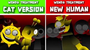 INCREDIBOX SPRUNKI 💉 | WENDA: NEW HUMAN vs CAT! 👩⚕️🐱 ЛЕЧЕНИЕ ИЛИ ХАОС?