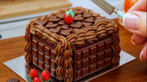 Нежнейший Шоколадный Мини Торт 😋 Идея Украшения Миниатюрного Торта 🤗 Мини Кухня