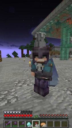 Эльф NPC решил заглянуть к Альцесту с подарком!  #майншилд4 #майнкрафт (Venazar)